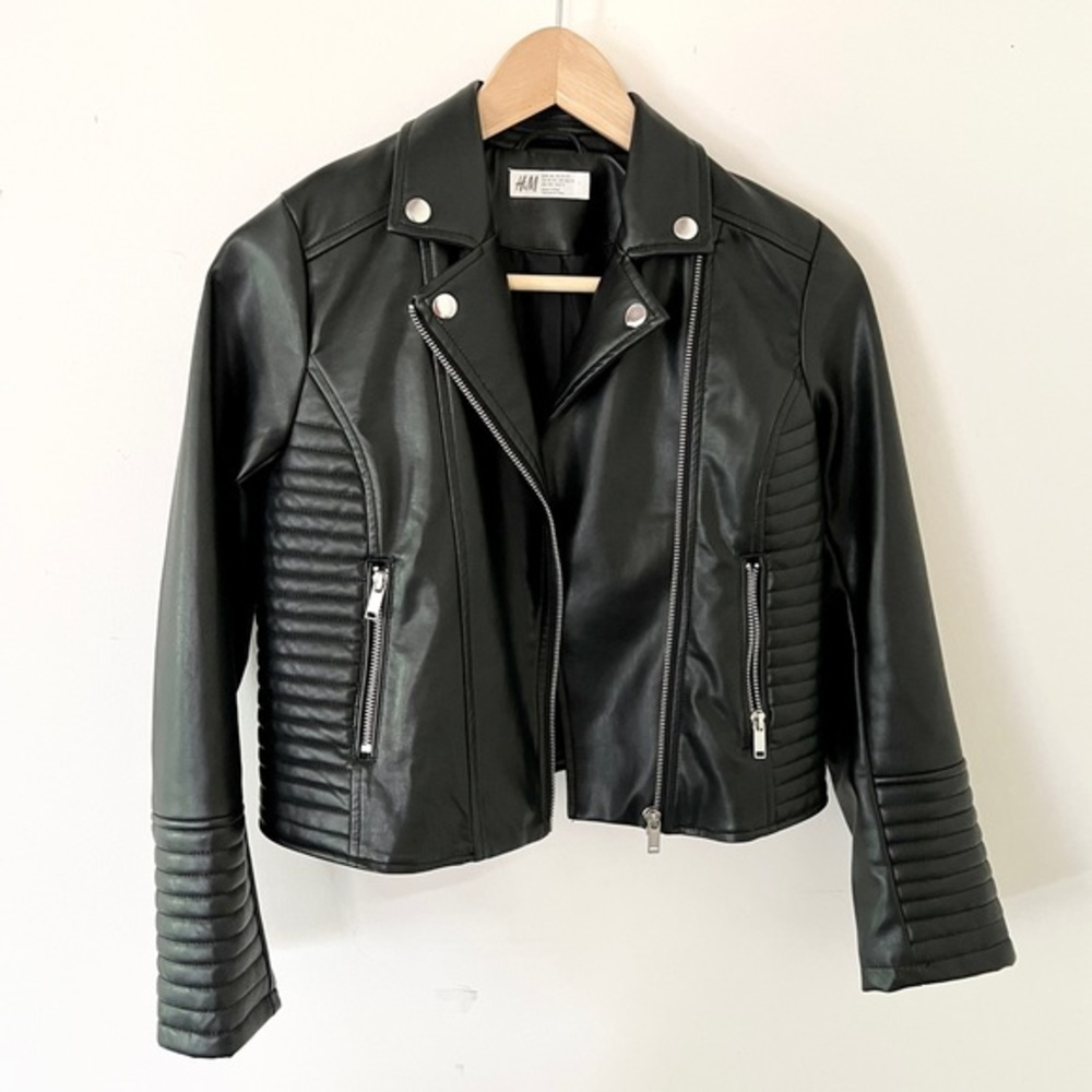 Youth Vegan Leather Jacket‎